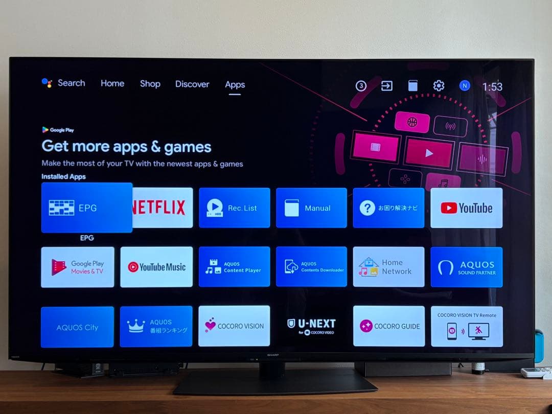 SHARP 4T-C65DN1 65インチ