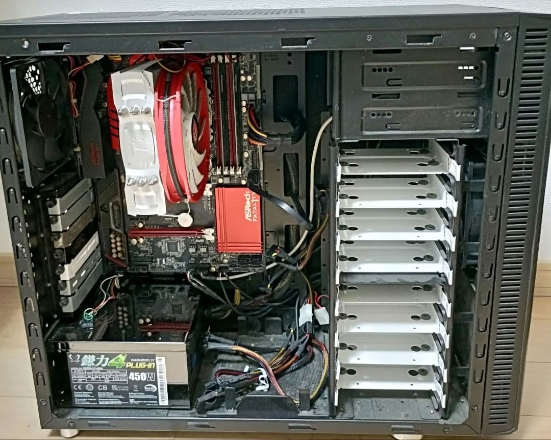 自作PC　DefineR3,H170,i7 6700,8GB,450W電源