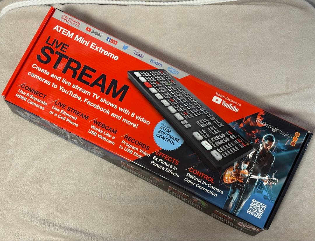 新品同様ATEM Mini Extreme 8系統入力ビデオスイッチャー