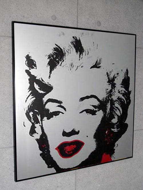 特別額装品/Sunday B ゴールデンマリリン 証明書付/ウォーホル/難あり