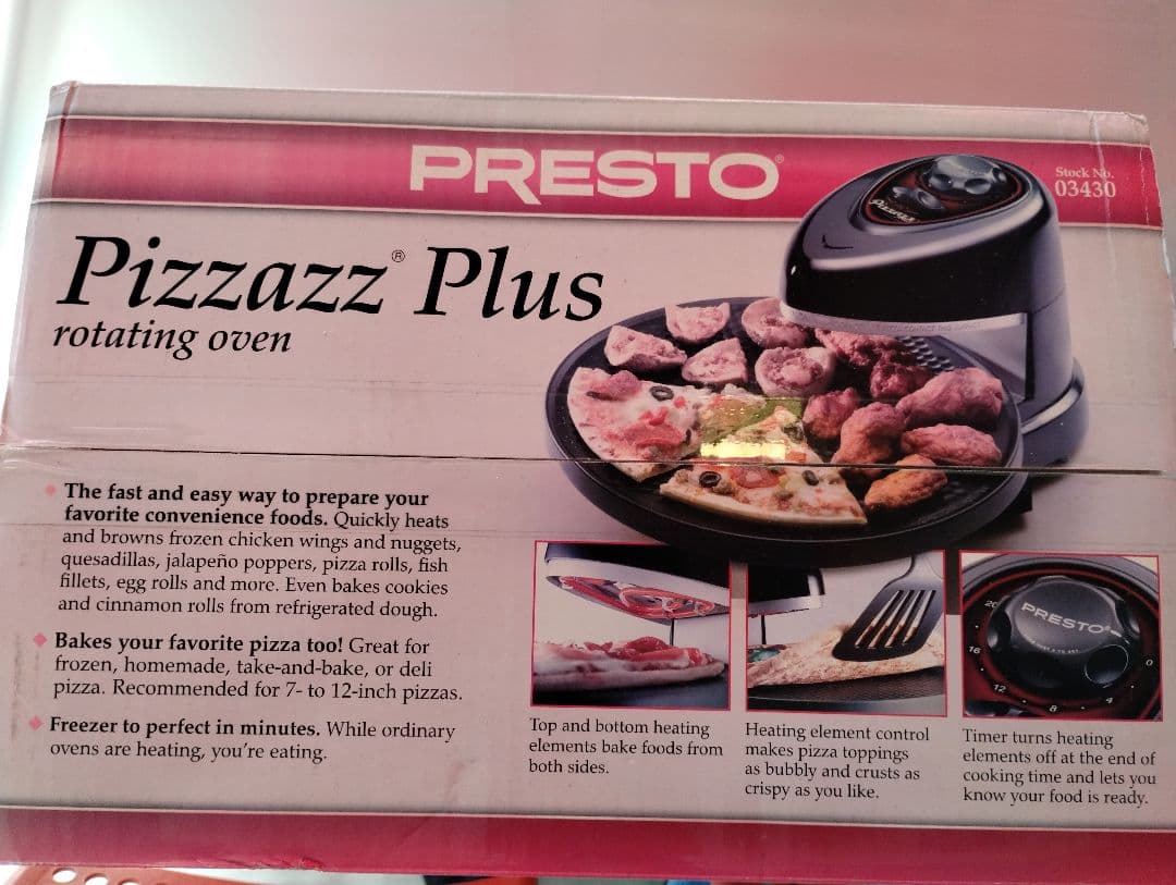 新品！ PRESTO Pizzazz Plus 回転オーブン
