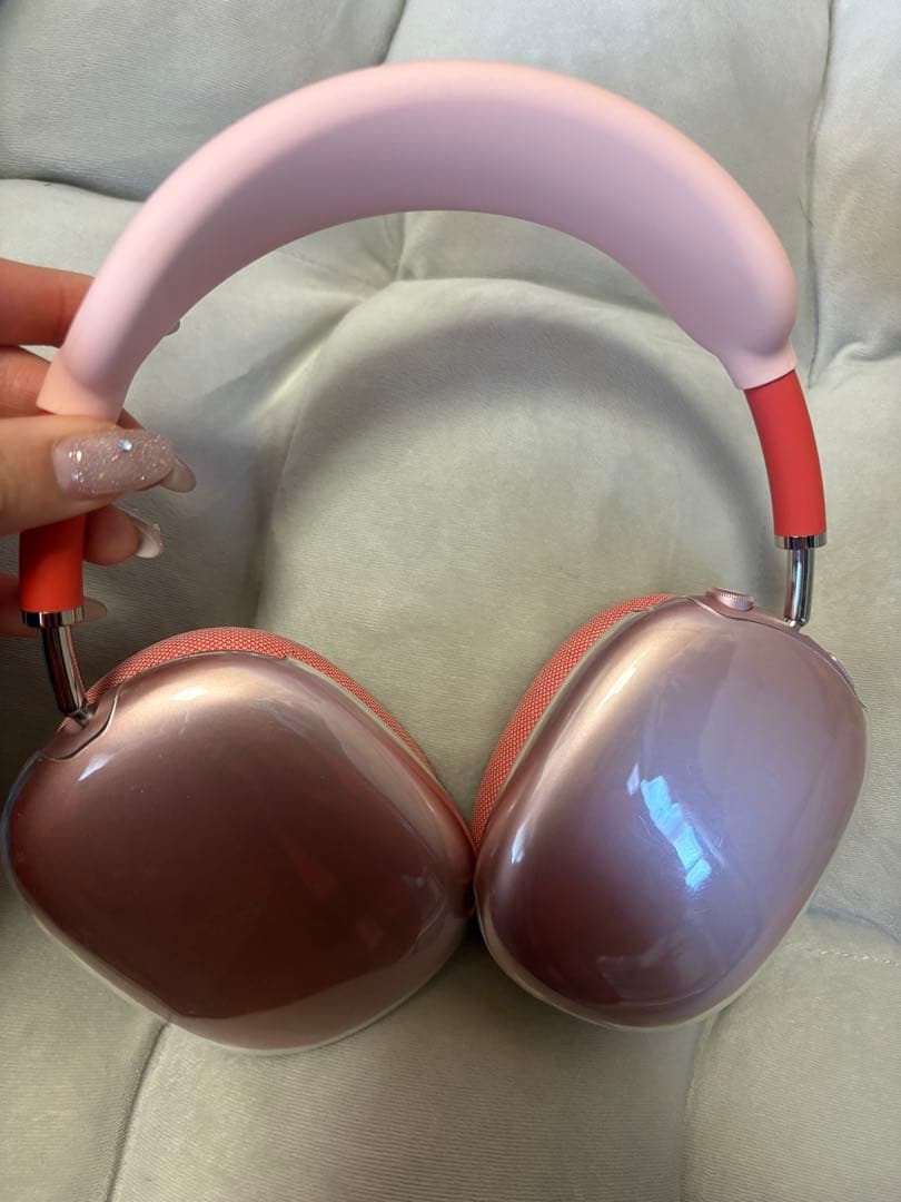 ワイヤレスヘッドフォン ピンク/ローズゴールド