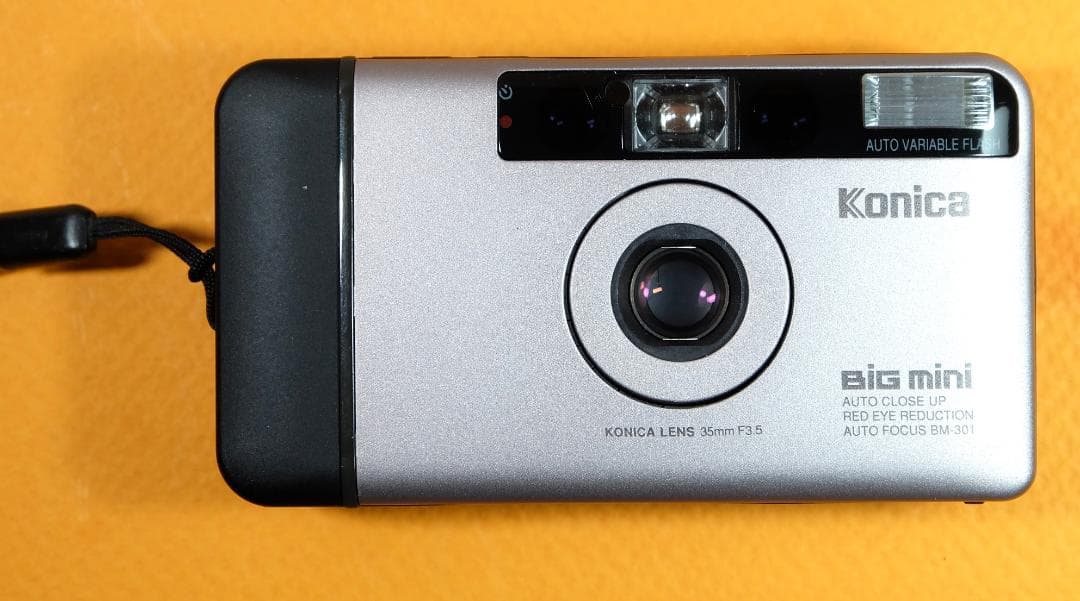 KONICA big mini 301 フィルムカメラ に 36枚撮りフィルム