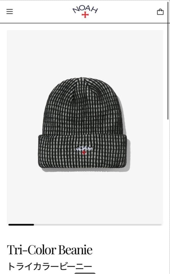 NOAH Tri-Color Beanie トライカラービーニー