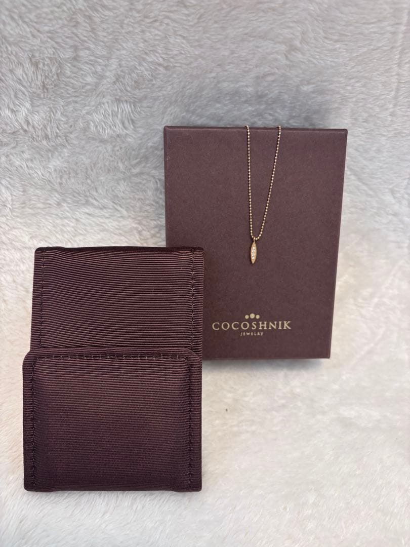 COCOSHNIK ネックレス　k-10 ダイヤ