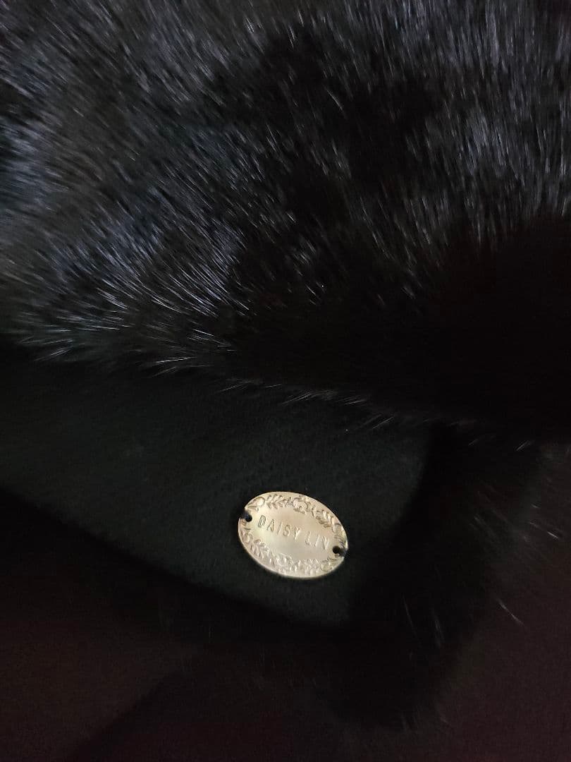 FOXEY ミンクカラー 極美品 ブラック ミンク×カシミア2way