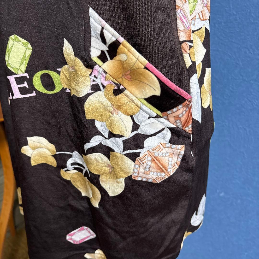 レオナール LEONARD SPORT 花柄タートルネックチュニックsize４０