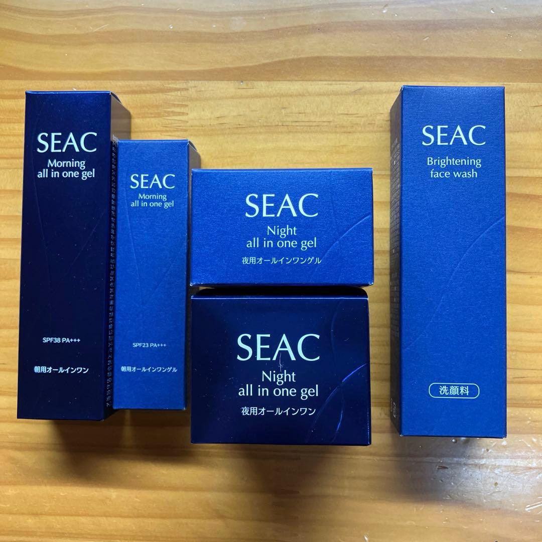 SEAC 朝用・夜用　オールインワンゲルクリーム　おまけ付き