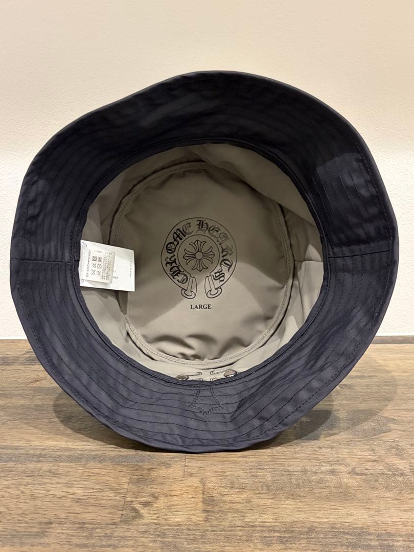 (新品) クロムハーツ クロスパッチ ナイロンバケットハット L