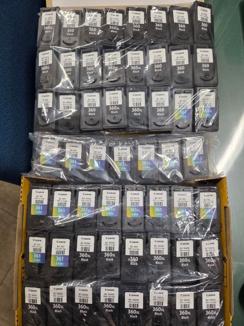 Canon BC-360 360XL　 BC-361 361XL