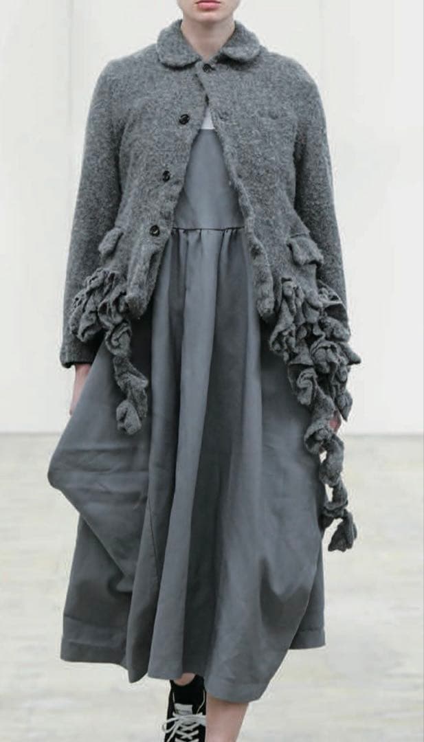 コムデギャルソン コムコム 24AW ウール縮絨ジャケットＳサイズ