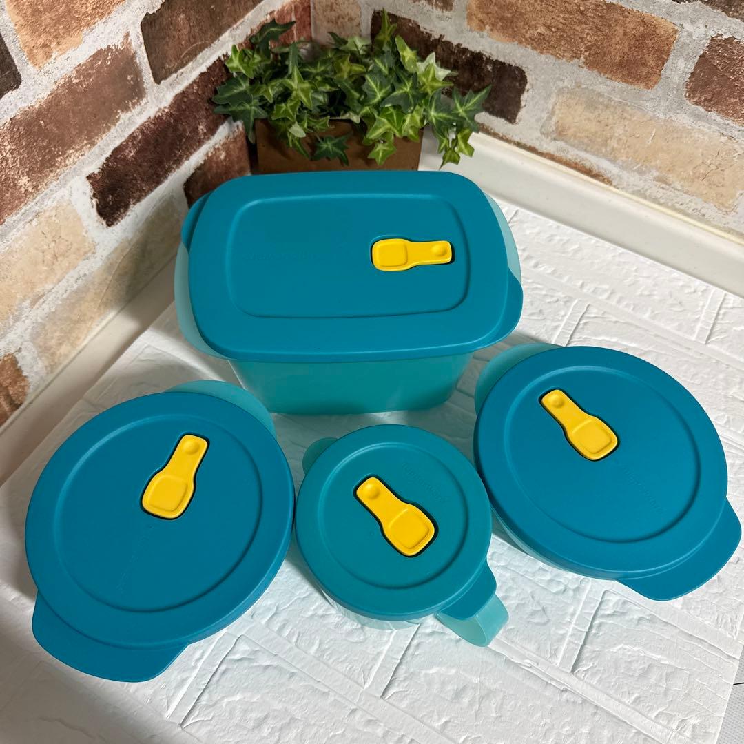 【Tupperware】タッパーウェア クリスタルウェーブ ネクスト セット