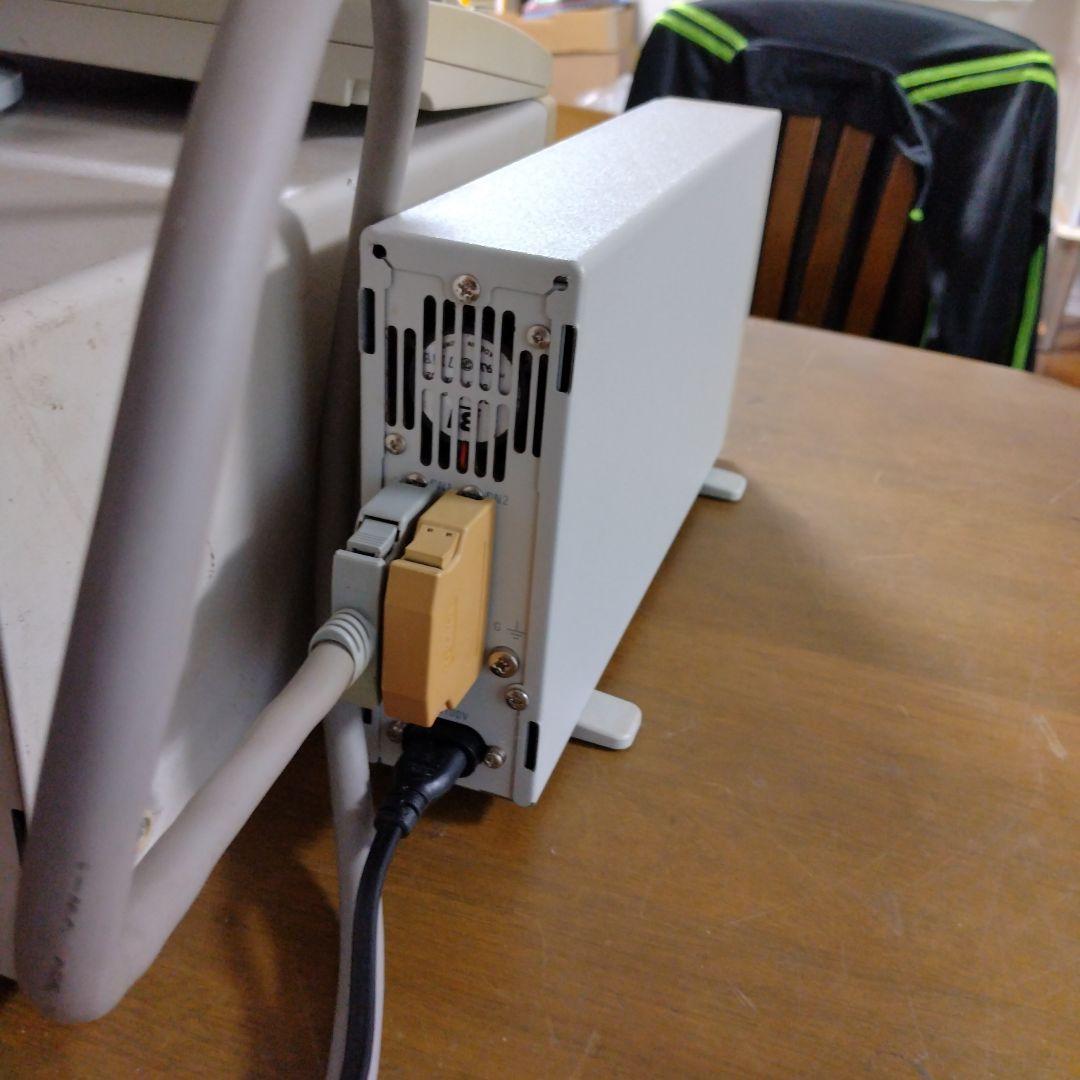 ■NEC SCSI HDD 340M 箱、ケーブル、終端付　ジャンク　美品