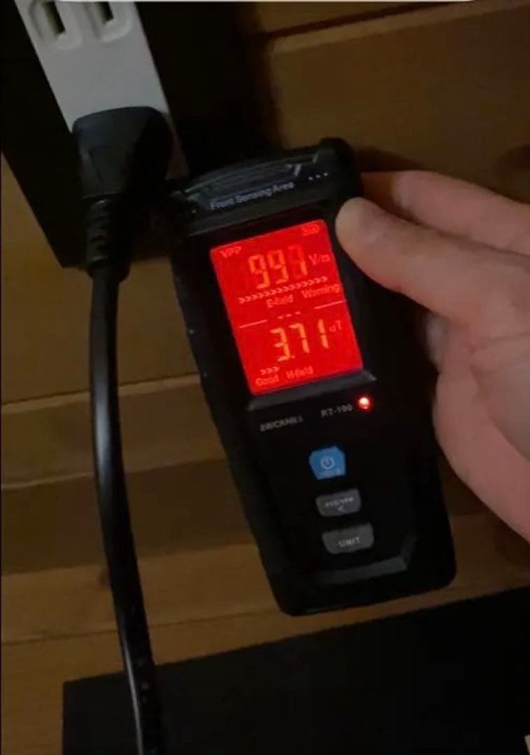 DENBA H 健康機器 専用カバーと電波計測器付き