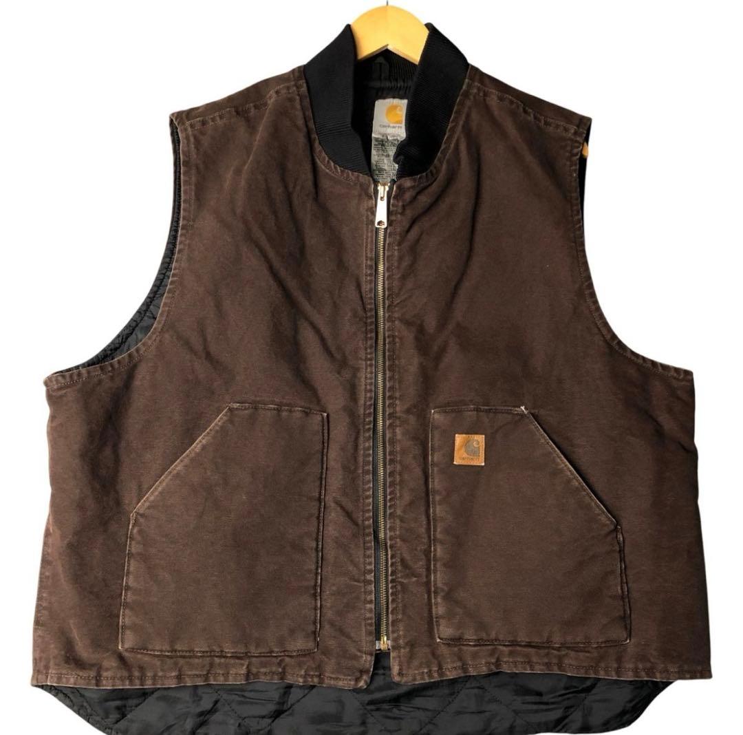 イ*リ様 古着00年代カーハート Carhartt クラシックダックベスト メン