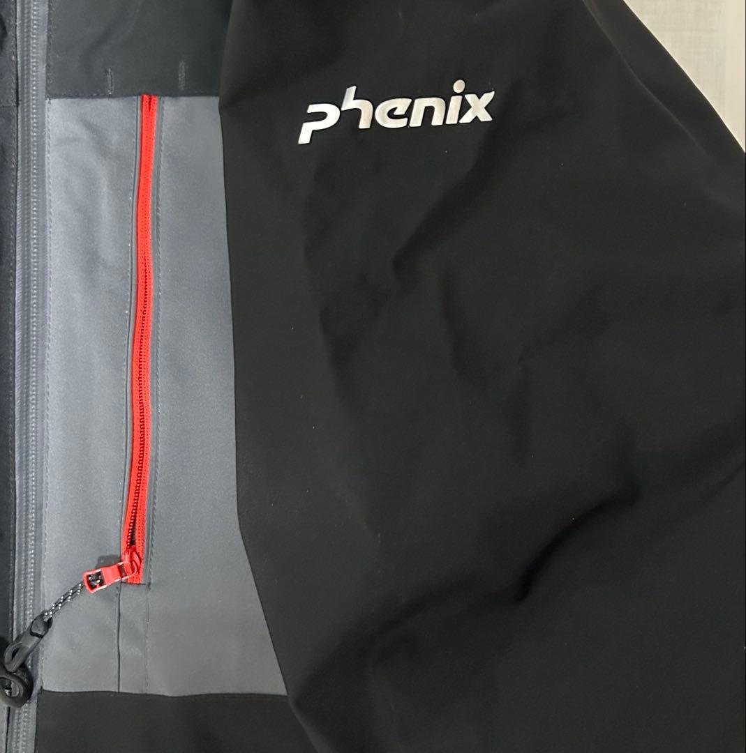 phenix メンズスキーウェア　上下セット　ブラック／グレー　XLサイズ