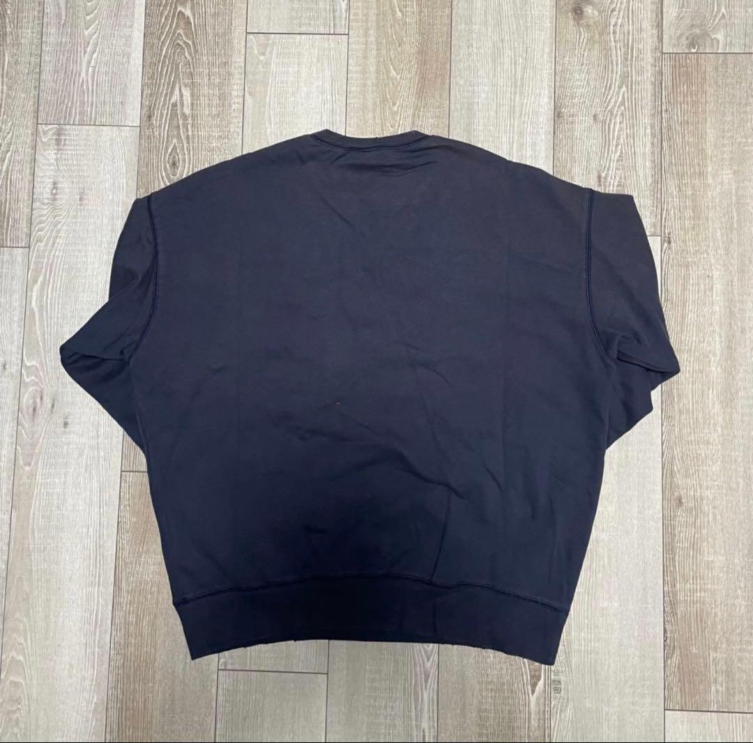 SAINT M×××××× セントマイケル25SS スウェット 刺繍プリント L