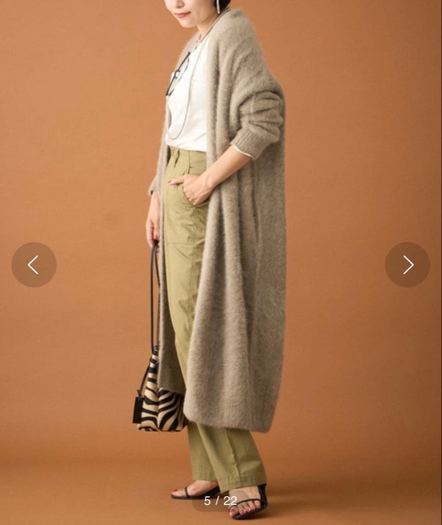 loungedress FURカシミヤガウン　ラウンジドレス