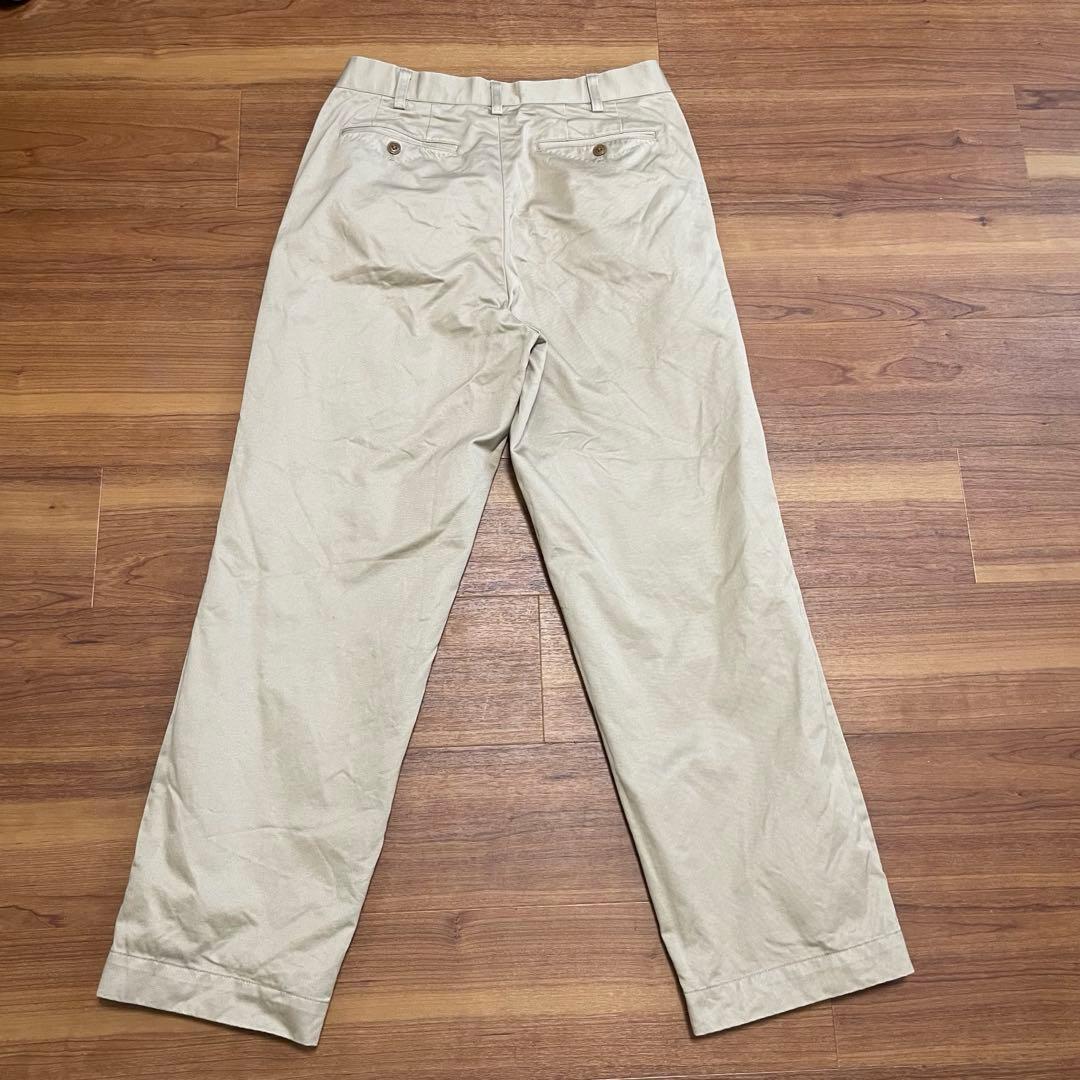 DC.WHITE ウエストポイントオフィサーパンツ　サイズ44 ベージュ