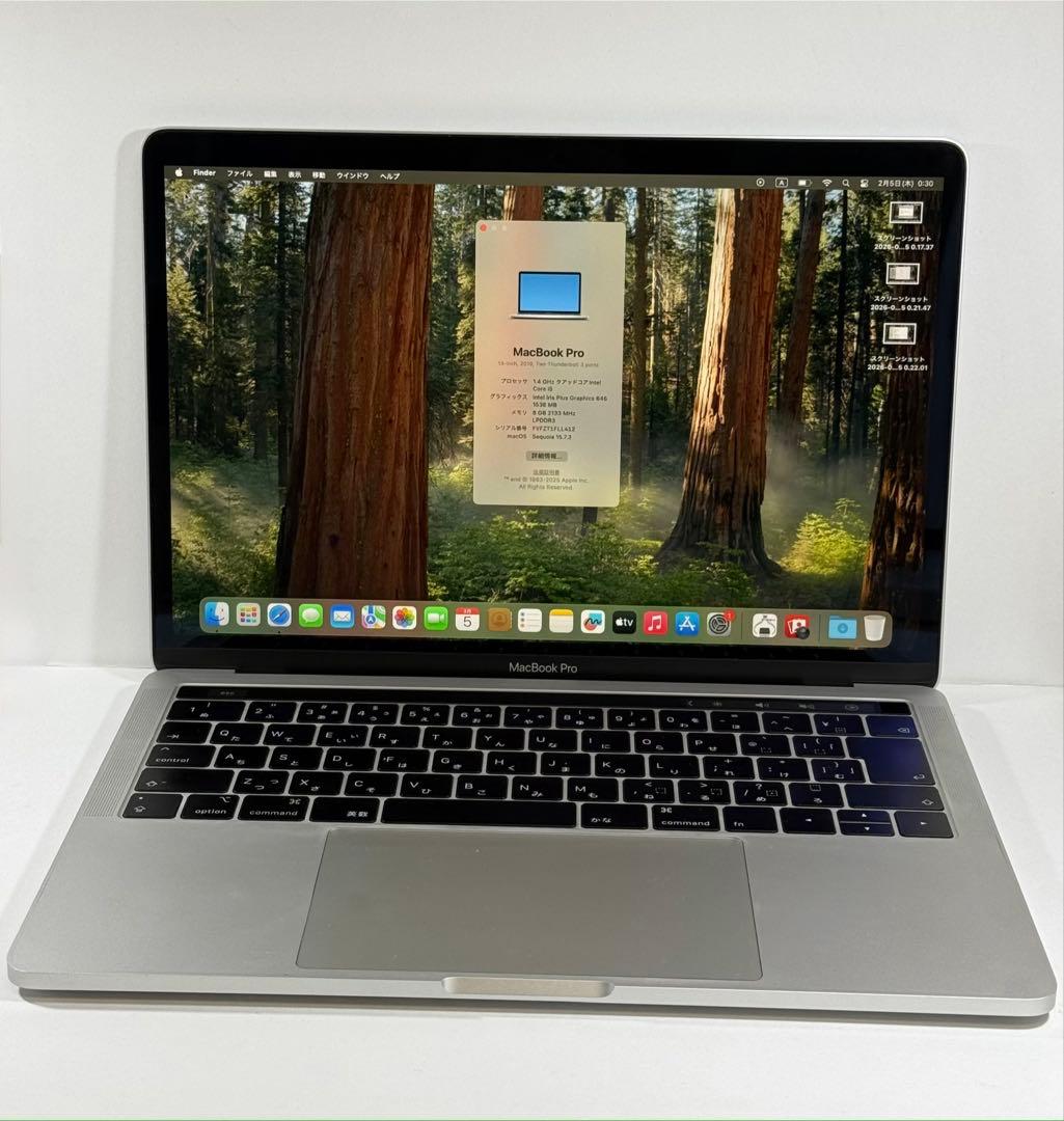 MacBook本体 Apple MacBook Pro 13 2019 i5/8GB/250GB