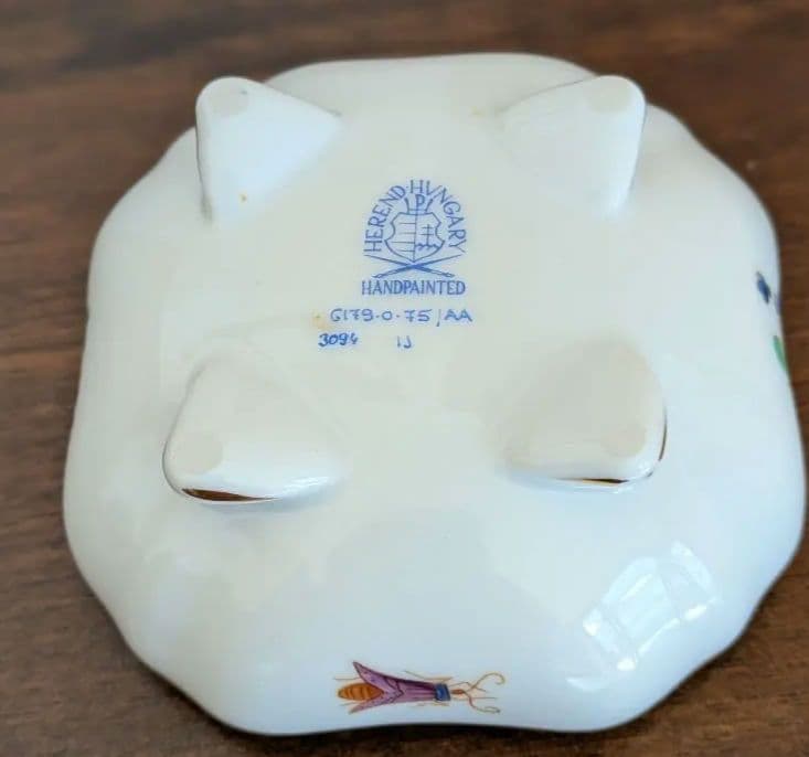 HERENDウサギのボンボニエール