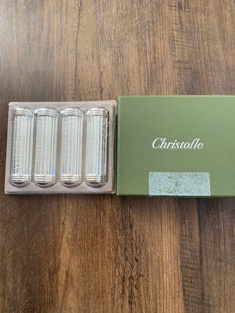 チ*コ様 週末限定値下げ・希少・未使用品　箱付きクリストフル 箸置き 4個セット