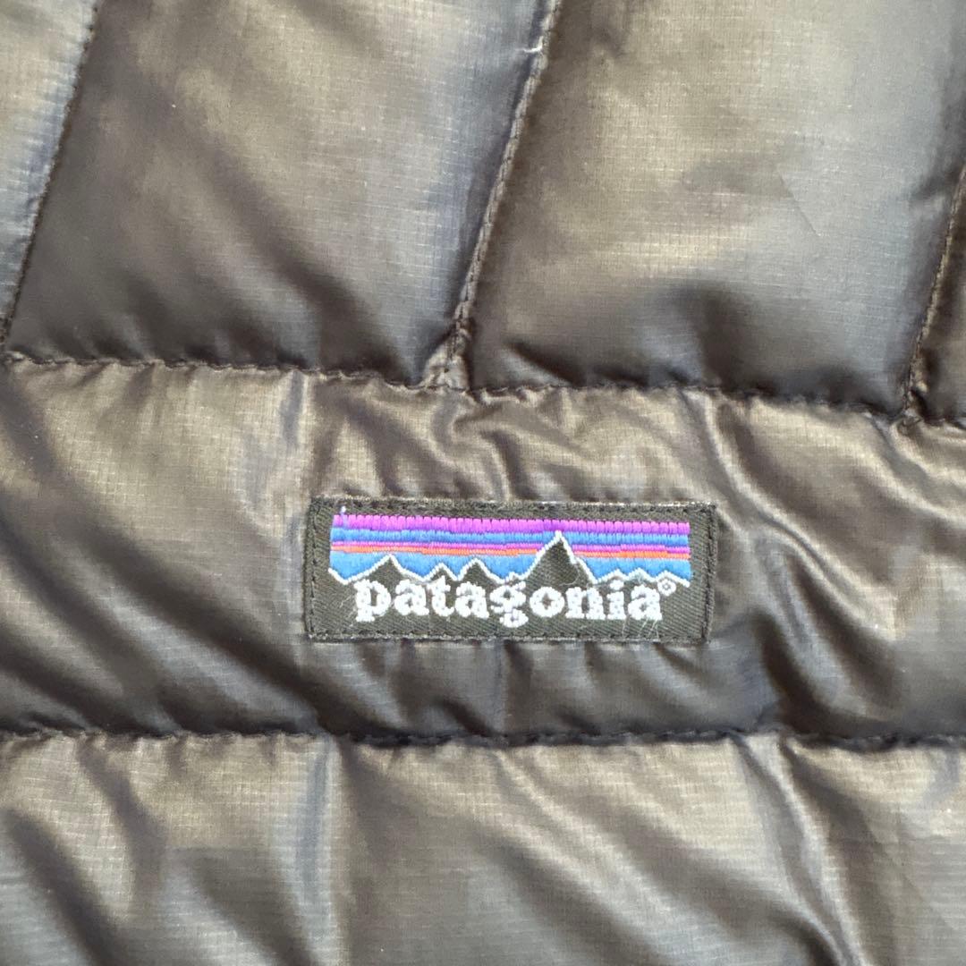 patagonia 黒 ダウンベスト　値下げOK