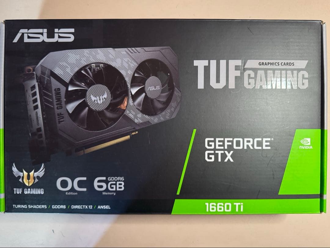 グラフィックボード・グラボ・ビデオカード ASUS TUF GamingGeForceGTX 1660Ti OC 6GB
