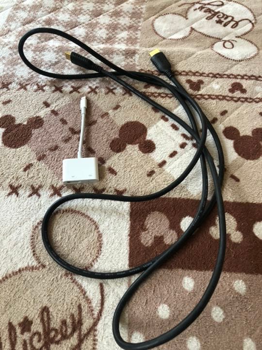 Apple lightning AVアダプター USBケーブルセット