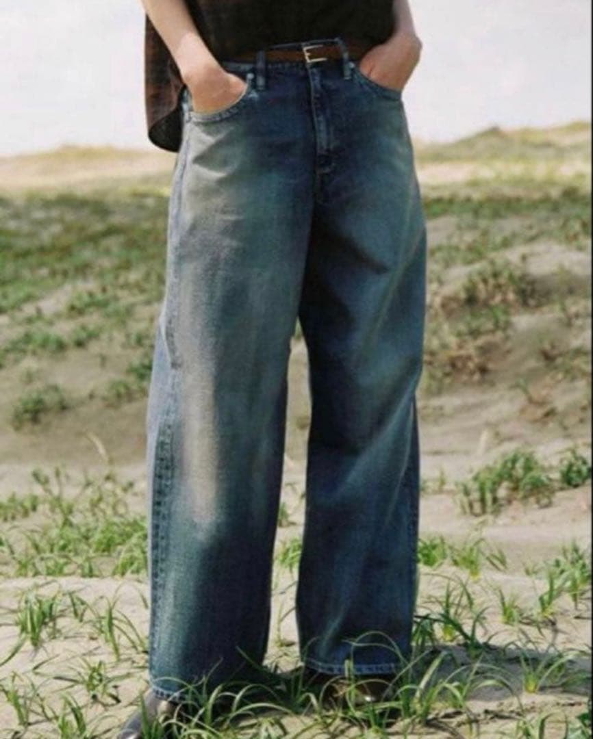 パンツ LIDNM/SEMI WIDE HERITAGE DENIM PANTS