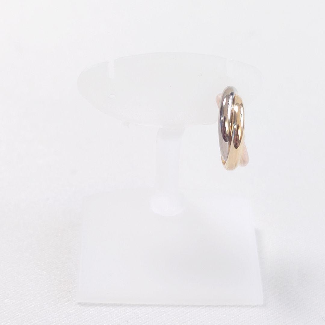 【磨き済み】カルティエ トリニティ フープ ピアス 片耳用 7284