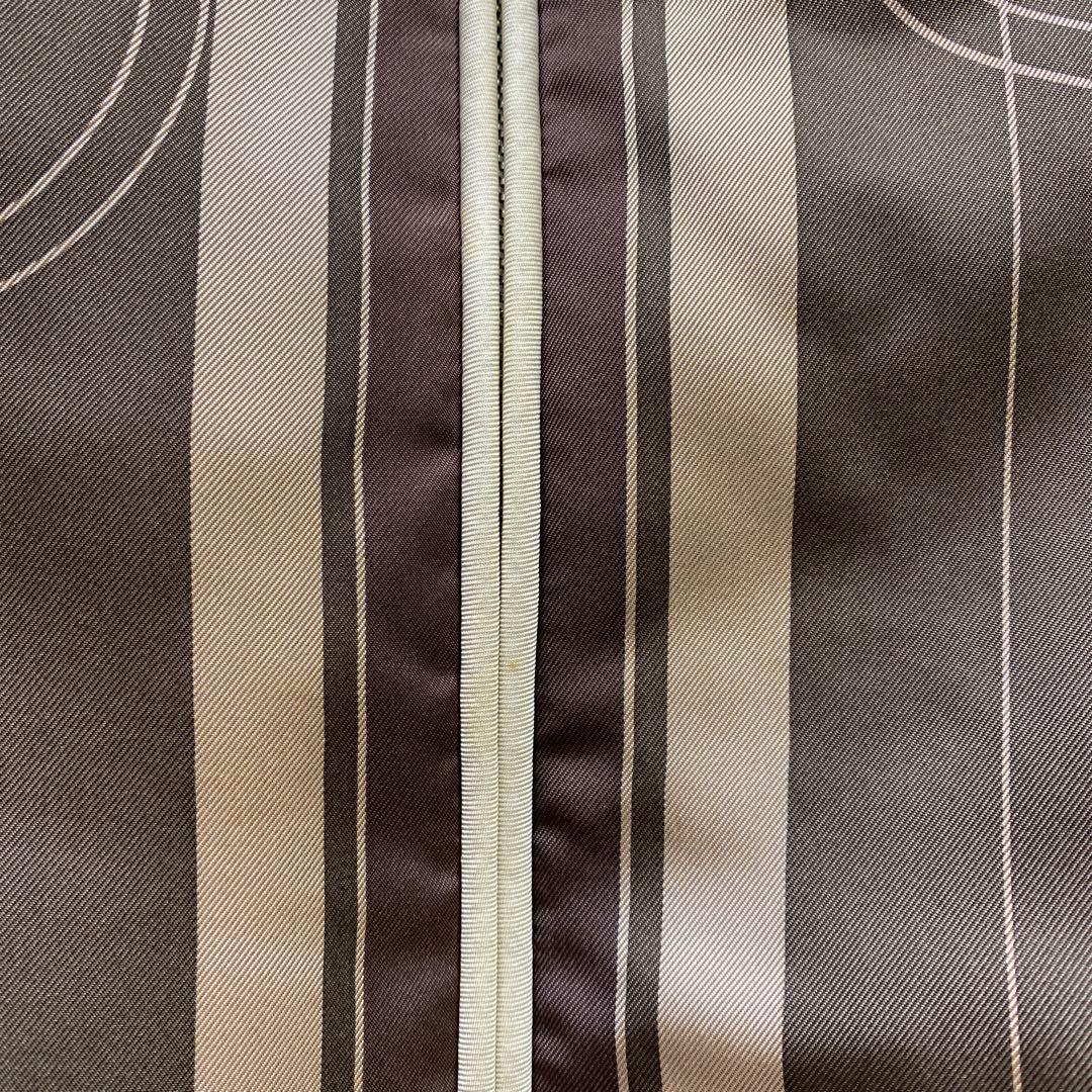 エルメス シルクブルゾン マルジェラ期 総柄 馬車 リバーシブル ハーフコート