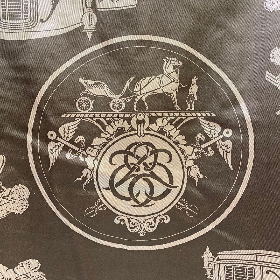 エルメス シルクブルゾン マルジェラ期 総柄 馬車 リバーシブル ハーフコート