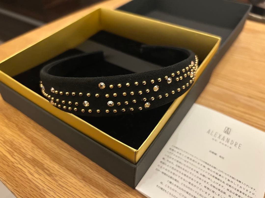 ポワンさま専用　パリ限定　アレクサンドルドゥパリ　スタッズカチューシャ