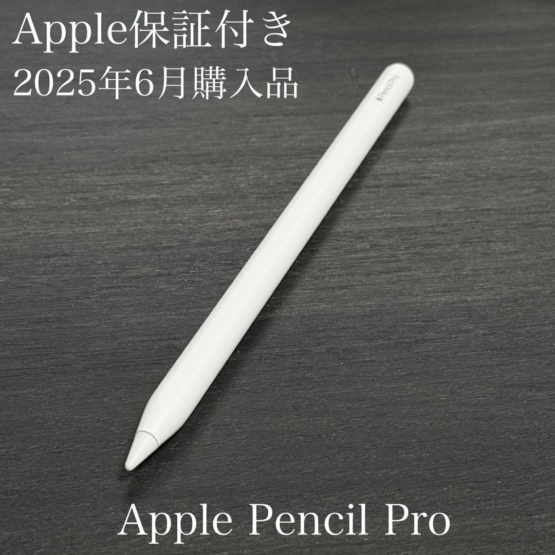 美品　Apple保証付き　2025年6月購入品　Apple Pencil Pro