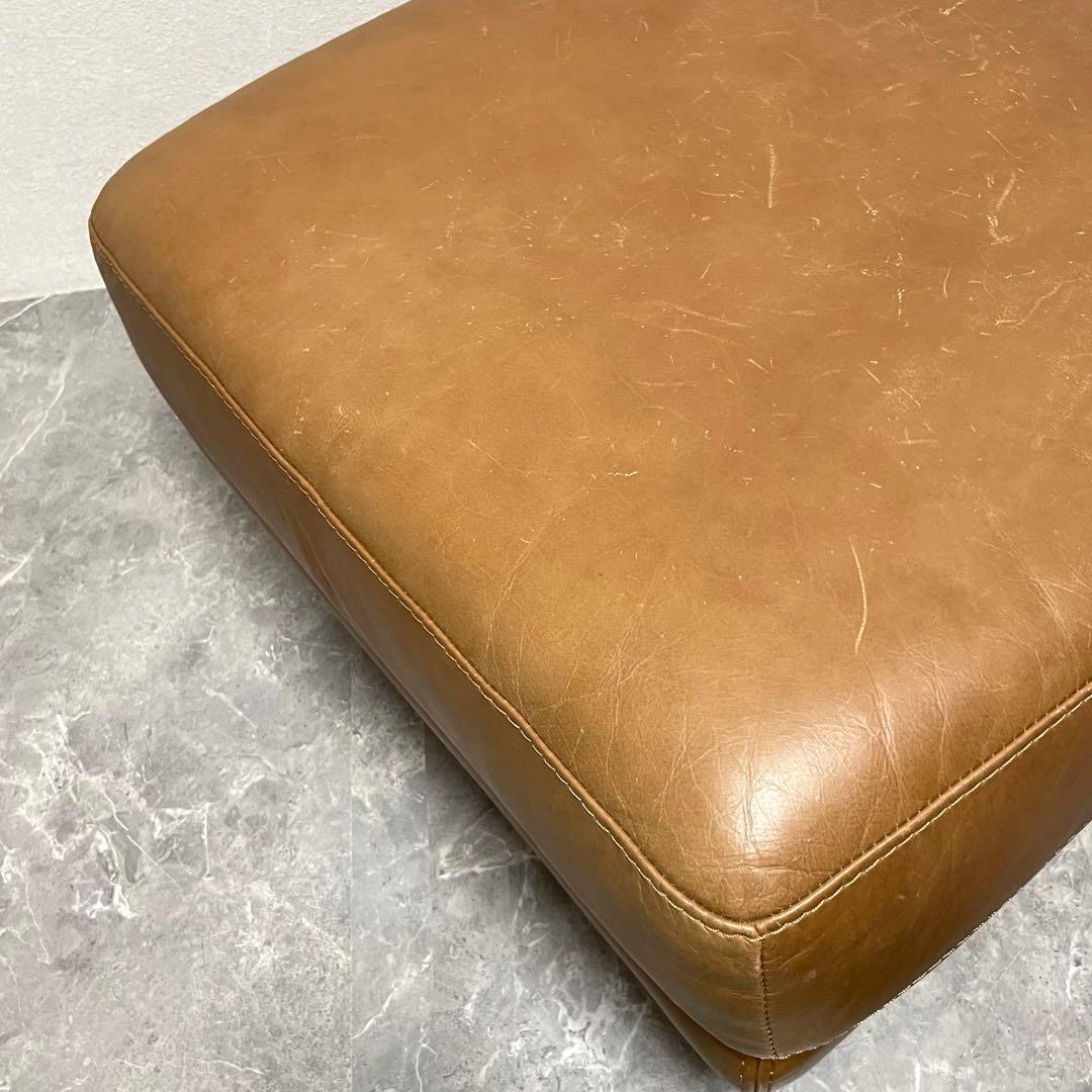 アクタス five by five 本革オットマン　スツール