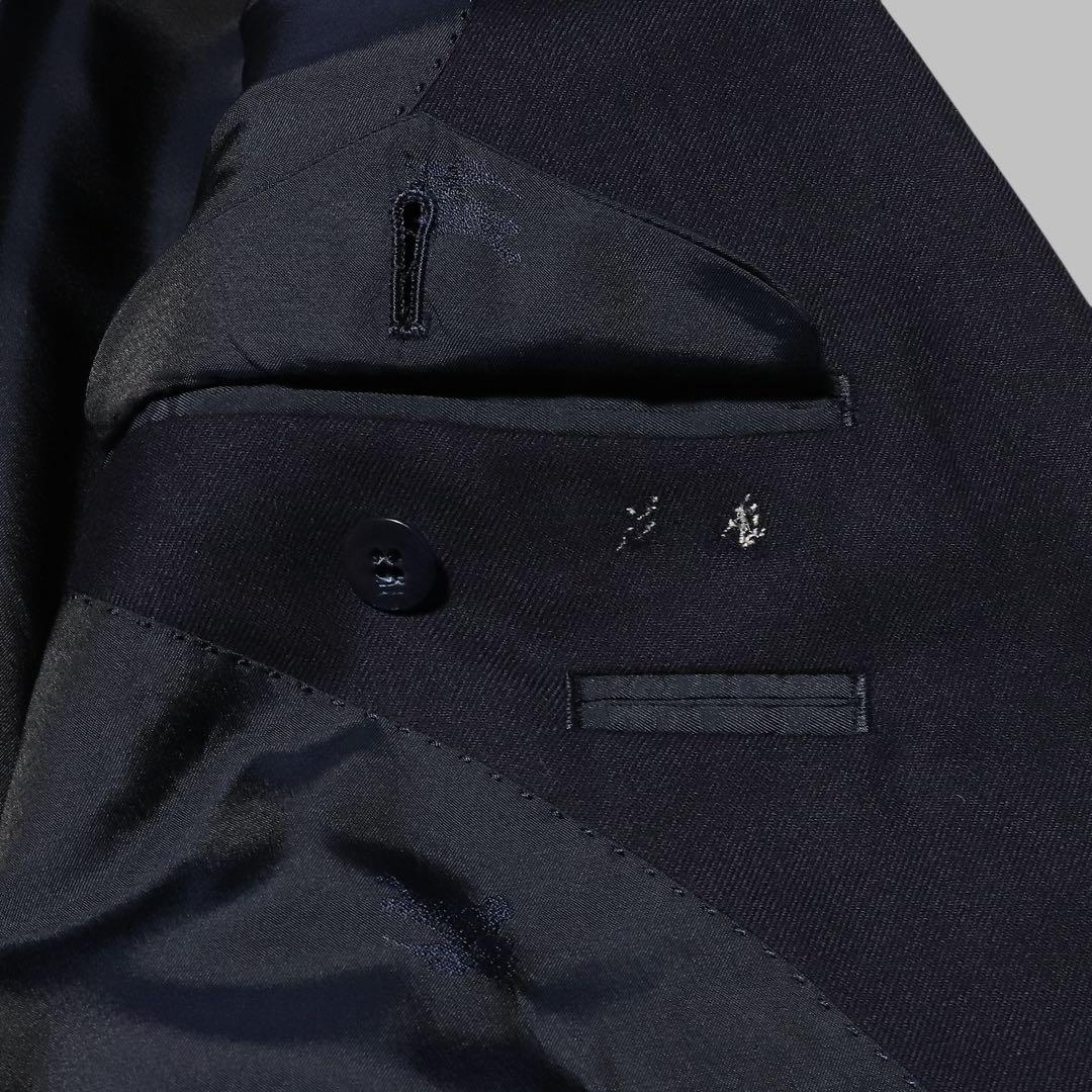 美品★BURBERRY★紺ブレ 金ボタン★ダブルブレザージャケット★ネイビー★M