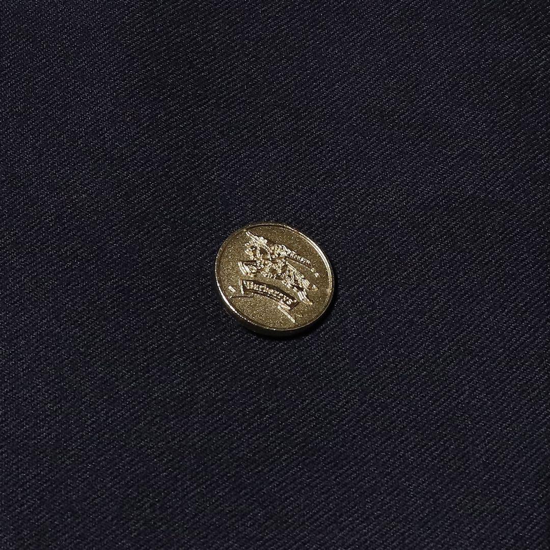 美品★BURBERRY★紺ブレ 金ボタン★ダブルブレザージャケット★ネイビー★M