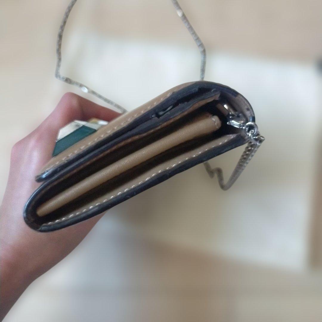 FENDI チェーンウォレット スタッズ 長財布