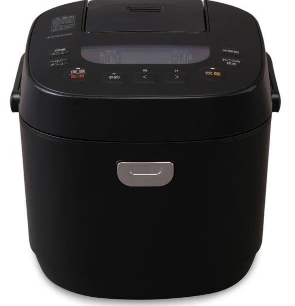 アイリスオーヤマ/ジャー炊飯器10合/ブラック/銘柄炊き