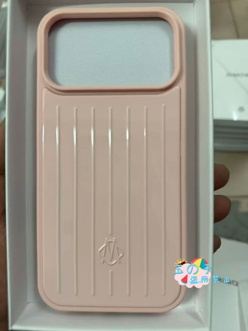 RIMOWAiPhone17ProMaxワイヤレス充電対応 スマホケースピンク