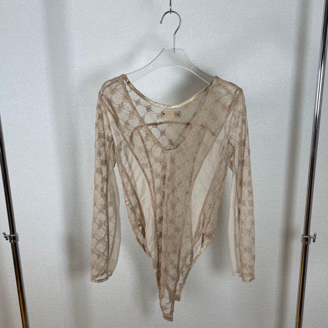 PRANK PROJECT プランクプロジェクト モノグラムレースボディスーツ