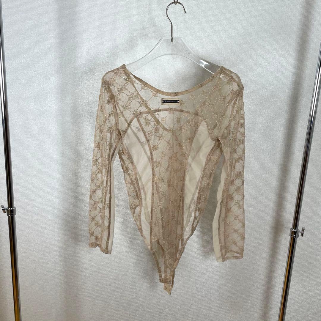 PRANK PROJECT プランクプロジェクト モノグラムレースボディスーツ