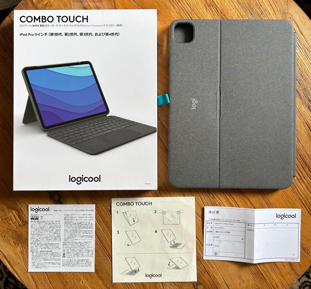 11インチiPad ProロジクールCombo Touch Keyboard
