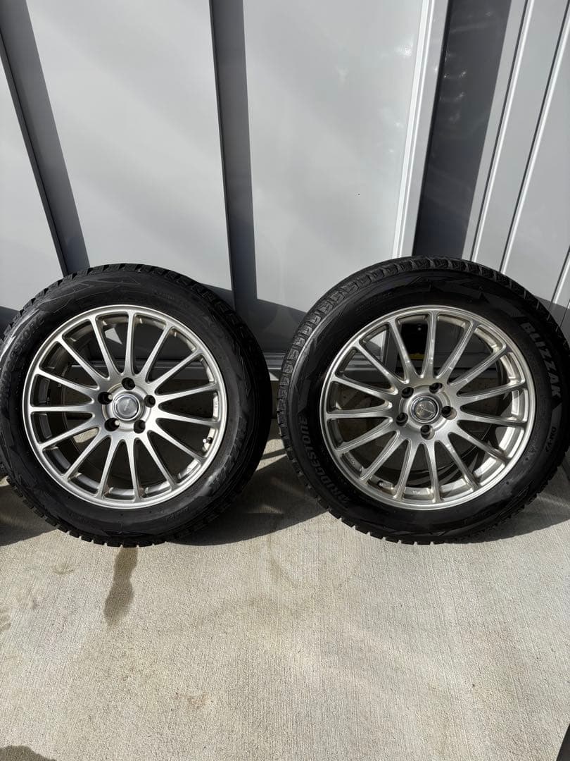 235\55R18 ブリザックDM-V2 SE-12 ホイール　4本　ハリアー