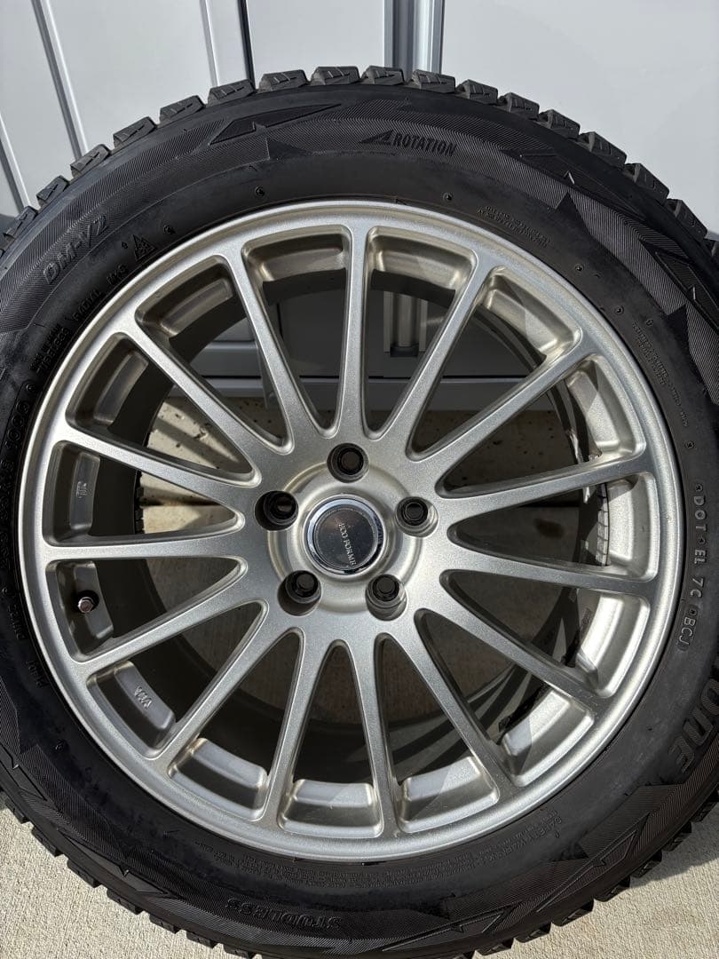 235\55R18 ブリザックDM-V2 SE-12 ホイール　4本　ハリアー