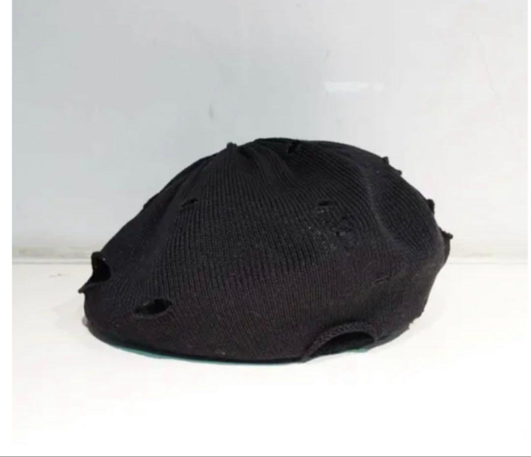 19300円からSALE！ヨウジヤマモト　穴あきベレー帽　2025ss