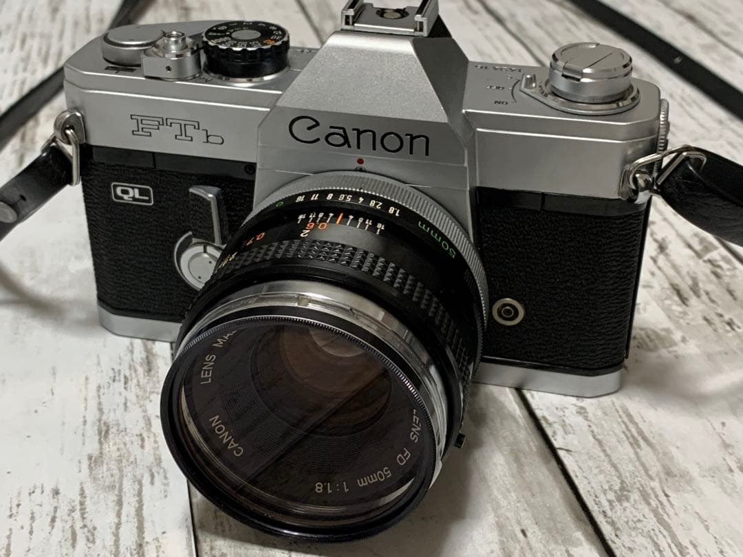 キヤノン　フィルム一眼レフカメラCanon FTb 50mm 1.8