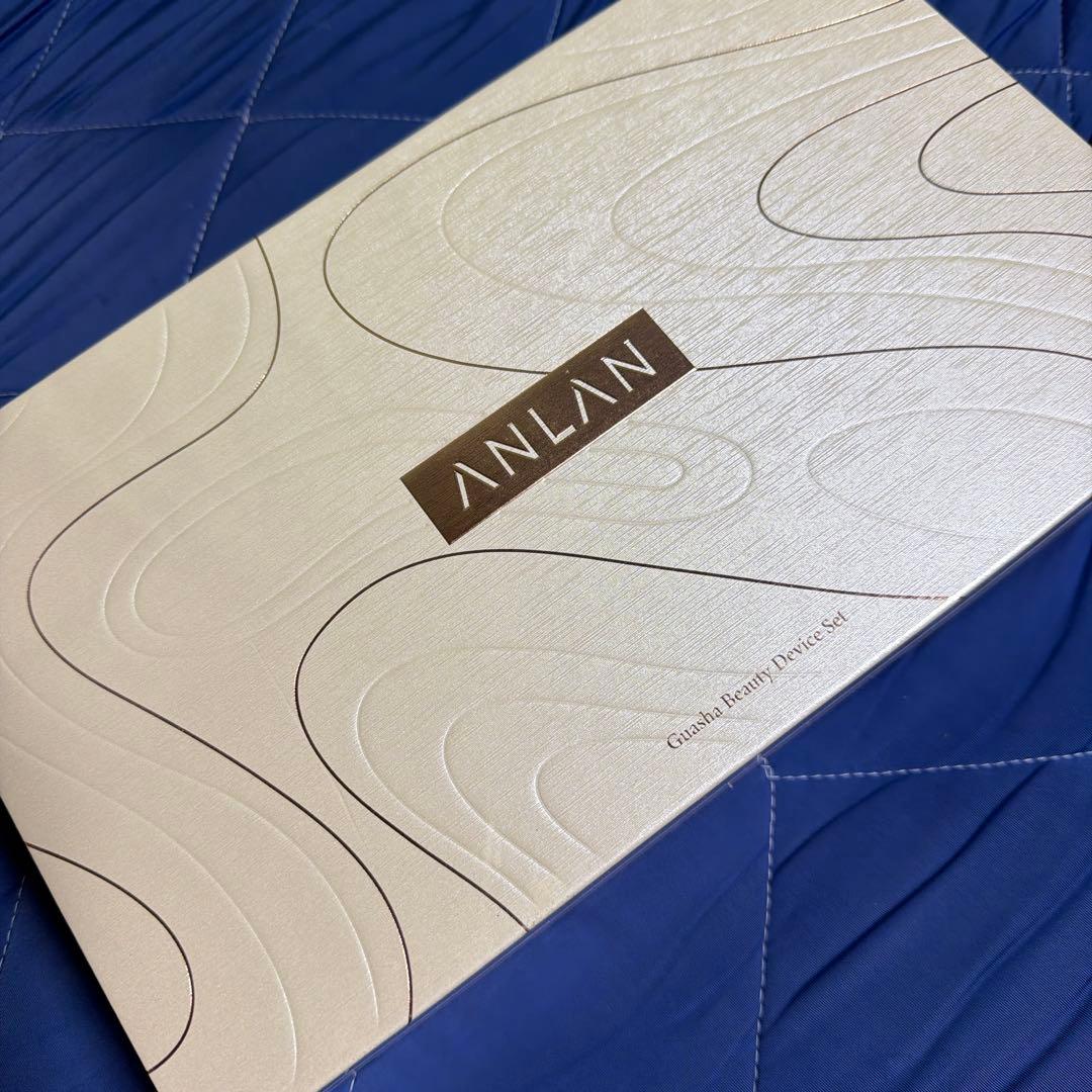 ANLAN リフトスパ温冷かっさ EMS リフトブラシ 電気頭皮ブラシ