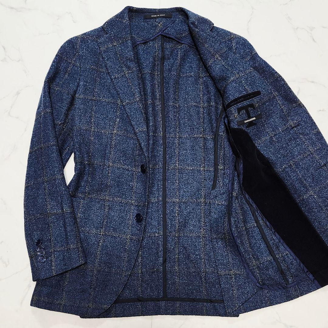 三者混☆タリアトーレ　モンテカルロ　テーラードジャケット　チェック柄　42